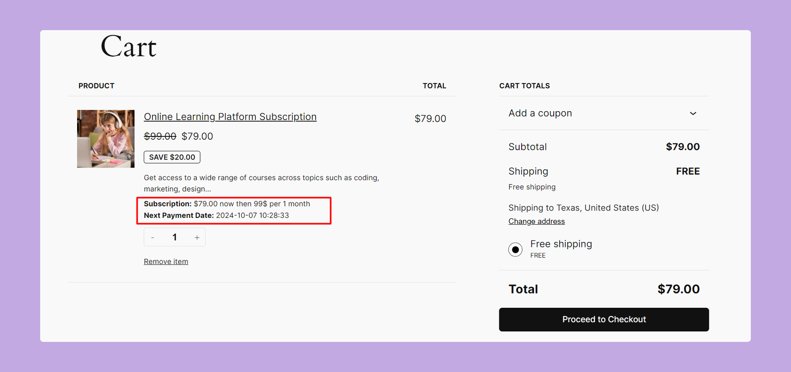 Subscription-on-the-Cart-page